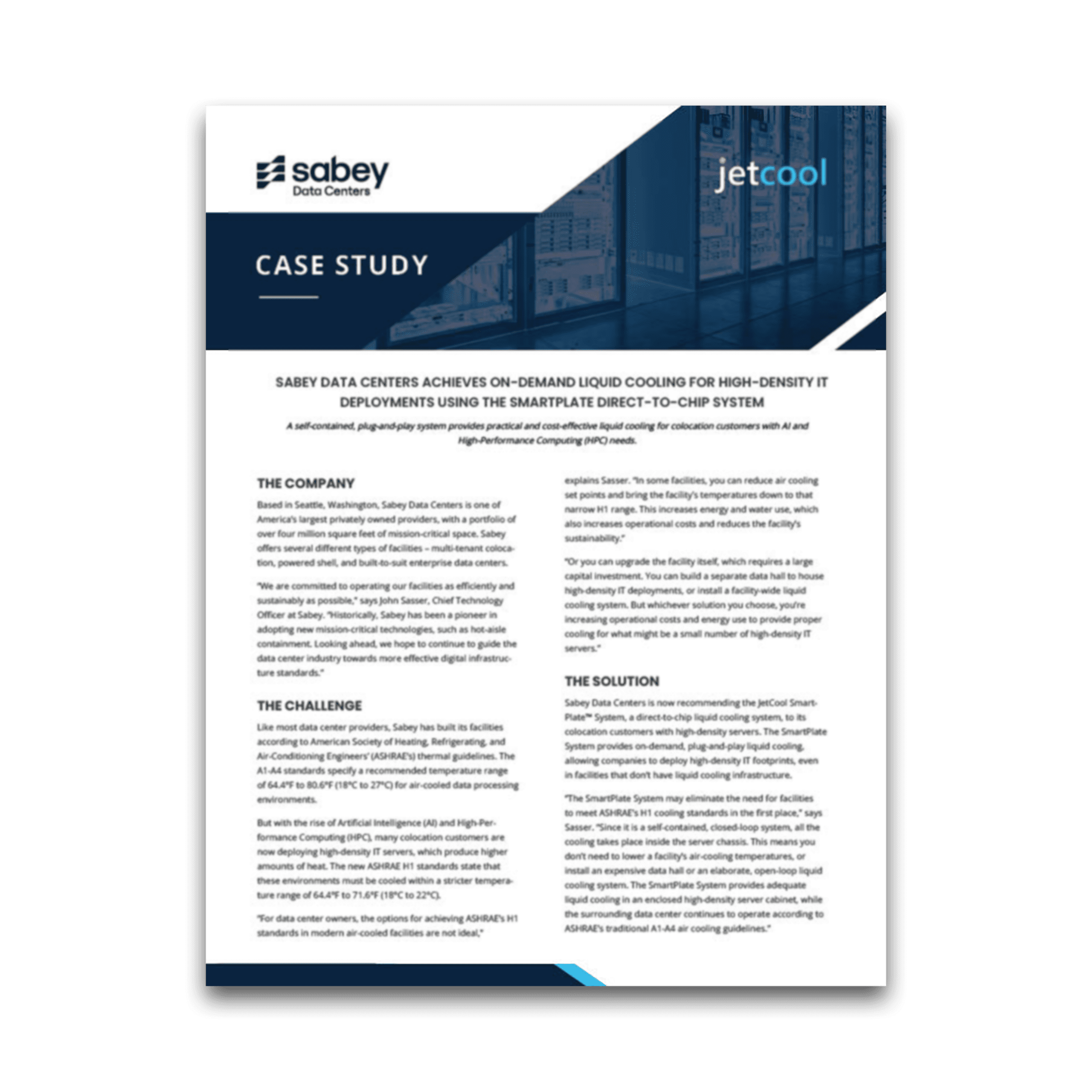 sabey data centers smartplate case study