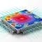 Thermal heat map of processor for direct-to-chip liquid cooling technologies